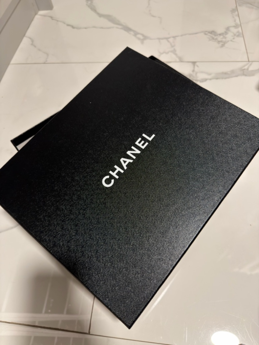 CHANEL Black and White Branded Gift Box